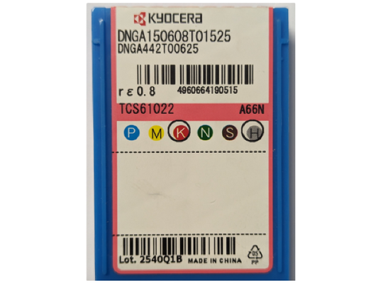 Kyocera Keramik-WSP DNGA150608T01525, Sorte A66N