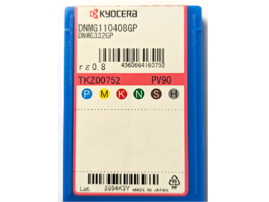 Kyocera Cermet-WSP DNMG110408-GP, Sorte PV90