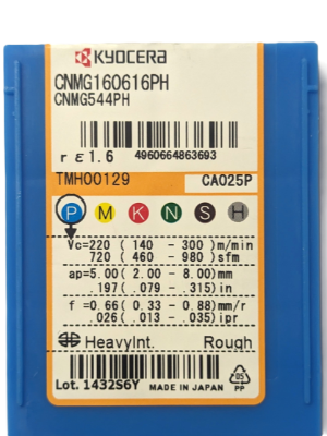 Kyocera WSP CNMG160616-PH, Sorte CA025P