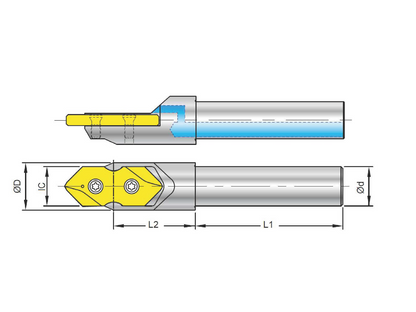 Nine9 ACE Anbohrer-Set mit WSP 120° in der Sorte NC2057