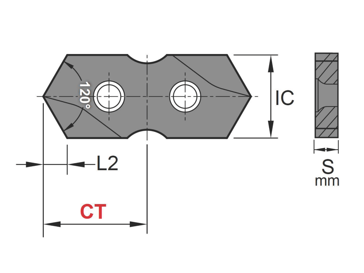 Nine9 ACE Anbohrer-Set mit WSP 120° in der Sorte NC2057