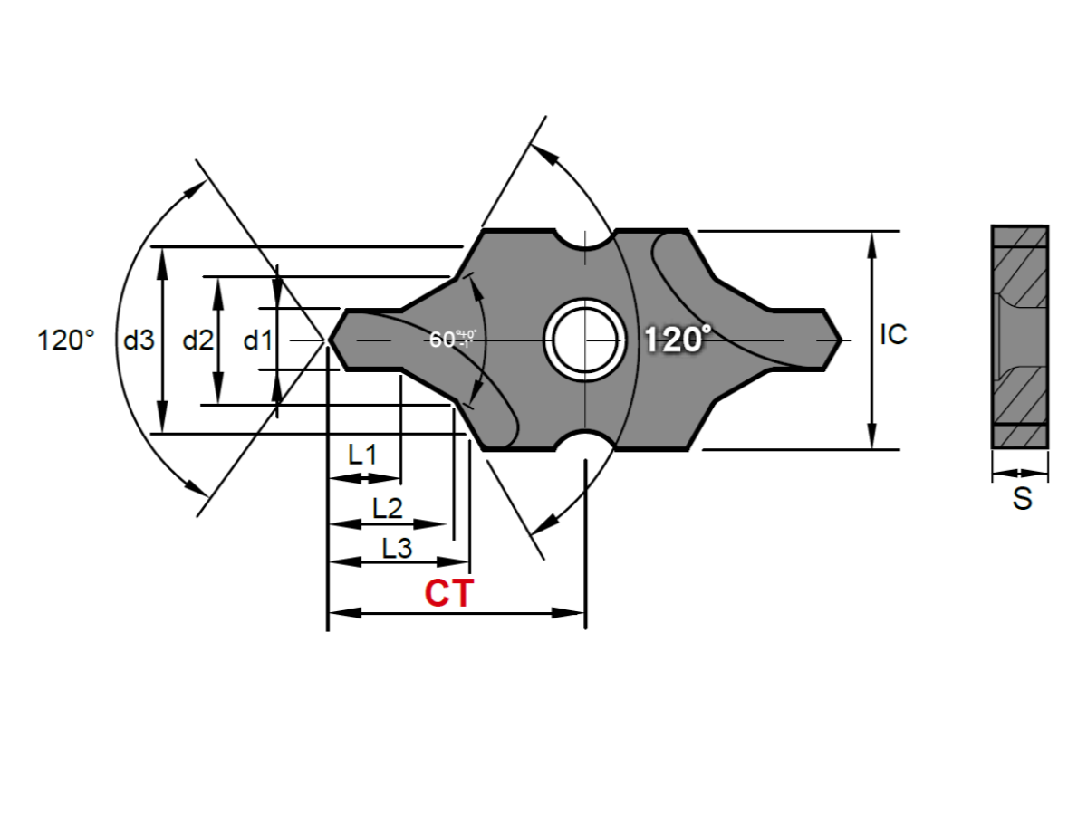 Nine9 - I-Center WSP IC25, DIN332 Form A+B