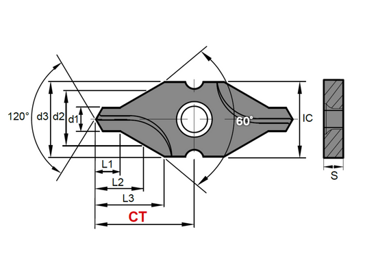 Nine9 - I-Center WSP IC08, DIN332 Form A