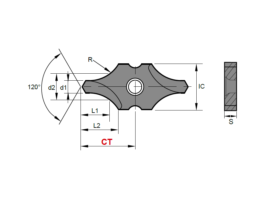 Nine9 - I-Center WSP IC12, DIN332 Form R